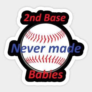 dirty baseball jokes Sticker